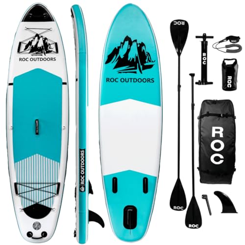 Roc Inflatable Stand Up Paddle Board with Accessories
