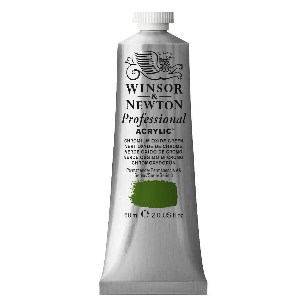 Winsor & Newton - Tubo de acuarela de 60 ml, Verde Oxido De Cromo