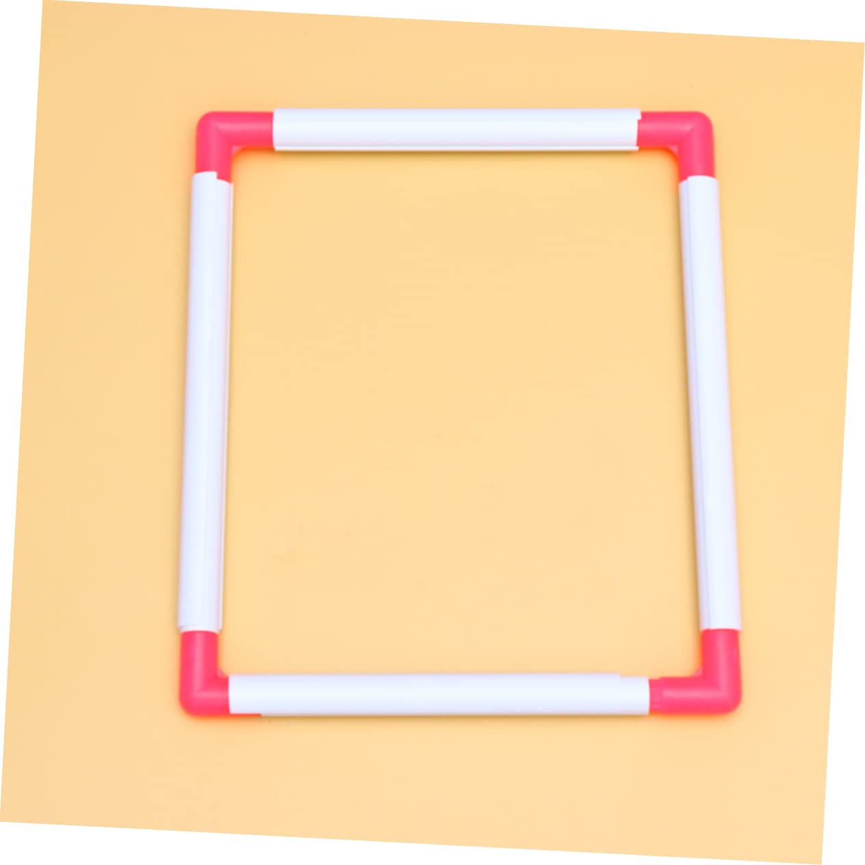 ULDIGI Embroidery Hoops Square Embroidery Frame for Cross Stitch Quilting Frame Clip Tool Lightweight and Portable Hoop Random Color
