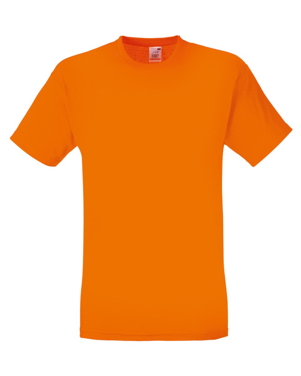 Fruit of the Loom Men's Original T. T-Shirt, Orange, XX-Large