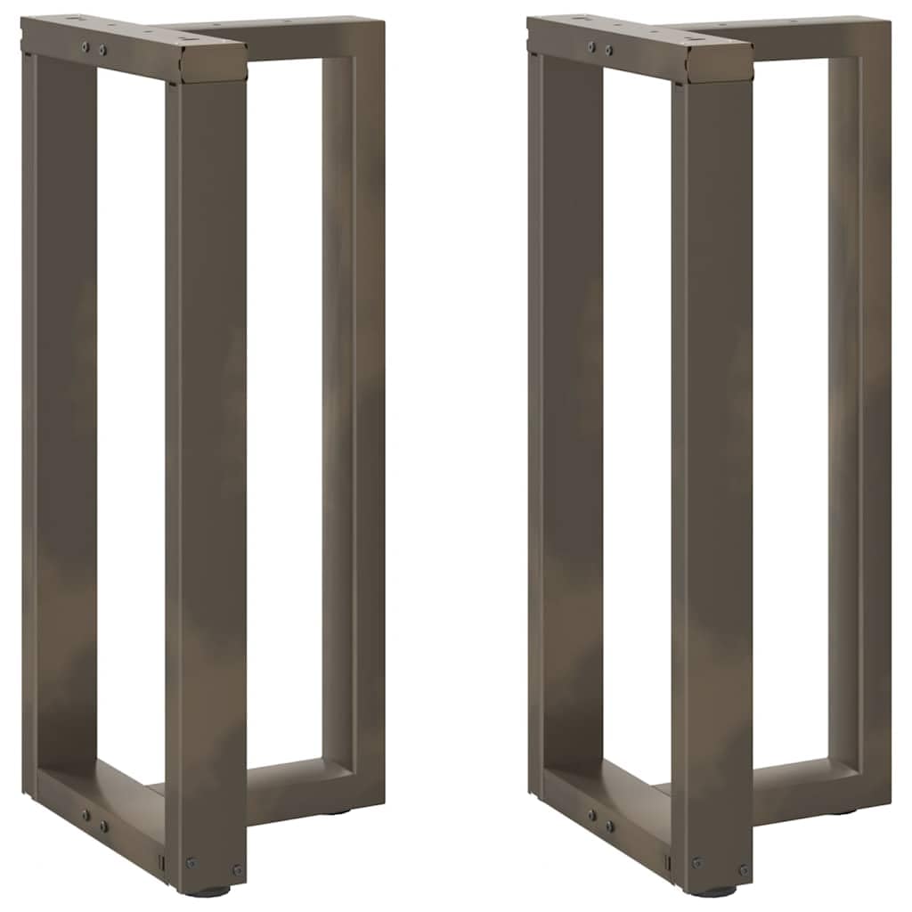 Generisch Gambe per tavolo a T, 2 pezzi, in acciaio, 50 x 35 x 91 cm