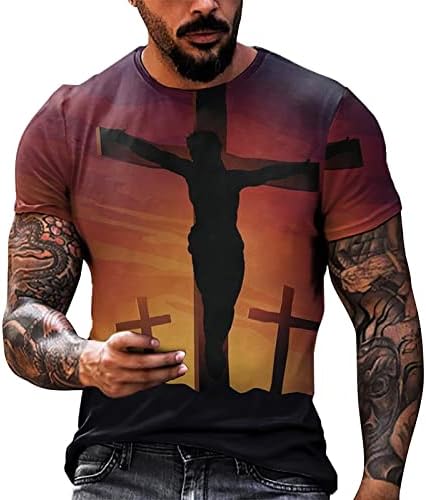 Work T Shirts for Men Men Spring and Summer Easter