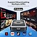 LAMTTO 4-in-1 Wireless CarPlay Android Auto Adapter with Google-Play Download Video APP to Play in-Car and Remote Control,Smart AI Magic Box for Netflix/YouTube/TikTok for Cars with OEM Wired CarPlay