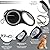Extendable Dog Lead, Tangle-Free Retractable Dog Lead with Anti-Slip Handle 3m 5m 8m Long Anti Theft Dog Leads Strong Nylon Tape,Suitable for Small Medium Large Dogs