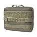 TRIWONDER Sac Tactique Militaire EDC Sacoche Ceinture Molle Sac à Outils Poche Multifonctionnel pour Camping Randonnée Voyage Chasse (Vert armé)
