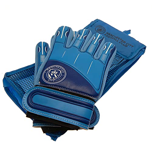 Hy-Pro Officially Licensed Manchester City FC Goalkeeper Gloves, Youth, Delta Design, Man City, Goalie - Image 3