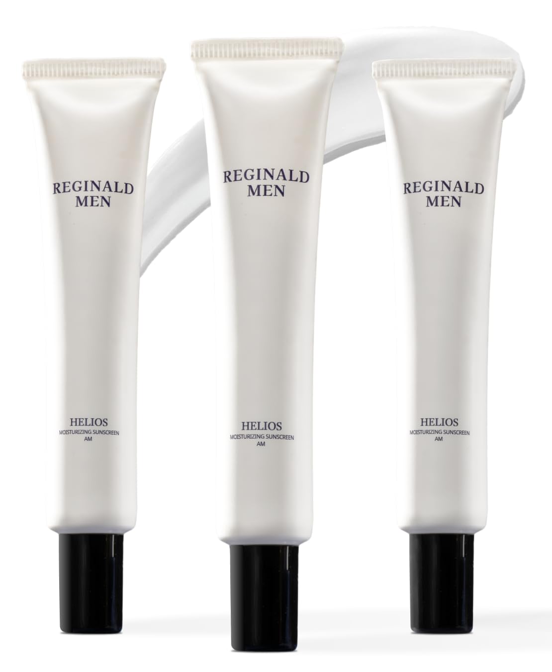 Reginald Men SPF 50+ PA++++ Sunscreen (150g) | In-Vivo Tested | Broad Spectrum UVA/UVB Protection | Brightening & Hydrating | Lightweight, Oil-Free & Non-Sticky | Daily Sun Protection for Men (Pack of 3,50g x 3)