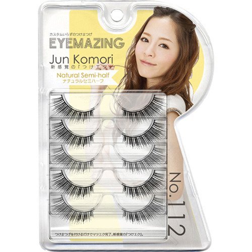 Amazon | 小森純プロデュース EYEMAZING No.112 つけまつ毛 5ペア