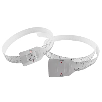 Head Circumference Measuring Tape 2PCS 24x0.79Inch/60x2cm White Baby Head Circumference Measuring Rulers