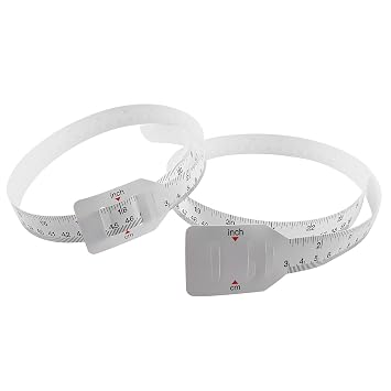 Head Circumference Measuring Tape 2PCS 24x0.79Inch/60x2cm White Baby Head Circumference Measuring Rulers