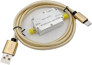 Wertygh 10M-6Ghz Low Noise Amplifier Gain High Flatness LNA RF Signal Driving Receiver Front End for Radio FM Radio(40DB)