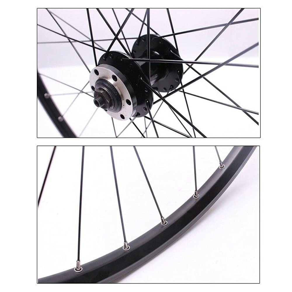 Fahrrad Stahlspeichen mit Nippeln 72 Stück/Set 255-270 mm Fahrradspeichen Nippel Rostfreies Rad Schwarze Stahlstangen Fahrradwerkzeuge Ersatz Fahrradteile Fahrradteile Zubehör (Farbe: 255 mm)