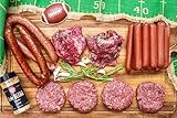 R-C Ranch - Wagyu Beef Grilling Bundle - All 100% Wagyu Beef All Natural, No Hormones, Smoked Sausage Original, Smoked Sausage Jalapeno and Cheddar, Marinated Fajitas, Burgers, Franks and our 5 Star Seasoning