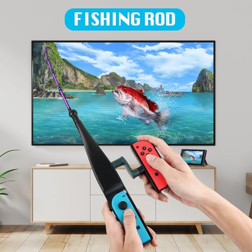 JoyHood Switch Sports Accessories Bundle Compatible with Switch/Switch OLED, 17-in-1 Family Sports Games Accessories Kit for Joy-Con Controller, Switch Sports Accessories for Kids & Adults