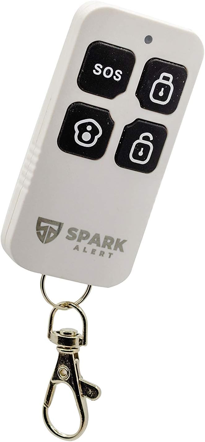 Prоduсt Dеаl Starter Spark Alert Security Kit - 4 Piece Wireless Home Security System - Easy Setup - Optional 24/7 Professional Monitoring - No Contract - Alexa Built-in Hub