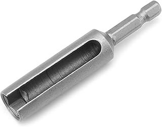 Oyrcvweuy 80mm Nut Driver 1/4inch Hex Shank Slotted Drill Bit Socket Wrench Slotted Extension Driver Adapter 8/10/12/14/17/19mm