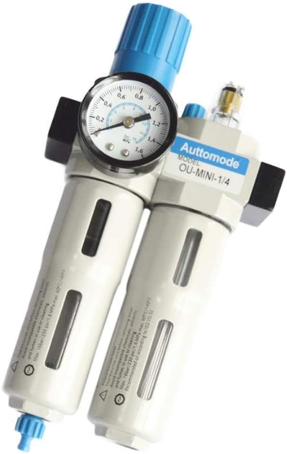 エアシリンダ 空気圧式1/4 "フィルタレギュレータ潤滑剤40μmピストンタイプ