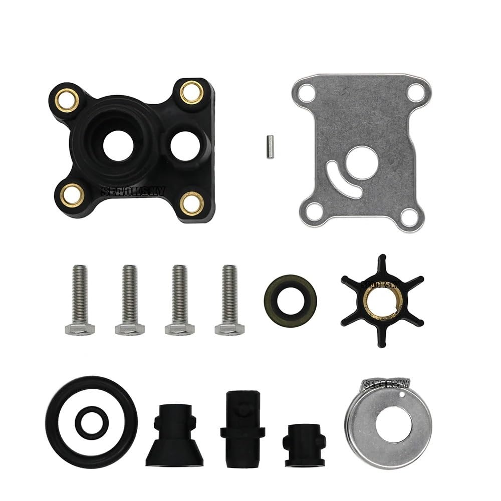394711 Kit di Riparazione della girante della Pompa dell'Acqua per fuoribordo Johnson Evinrude 8-15HP con alloggiamento 1974-UP 18-3327 0394711