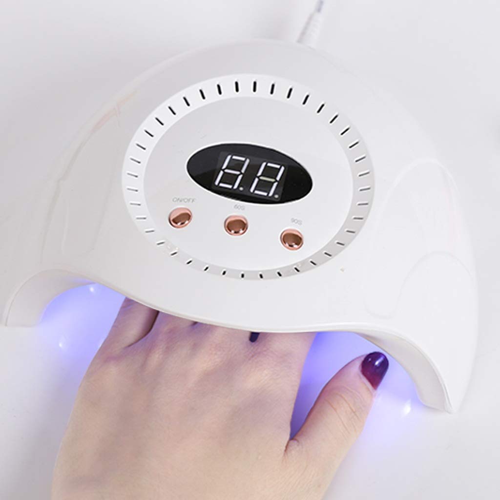 FAXIOAWA Mini Lampada per Unghie, Lampada per Unghie 36W Asciuga Unghie, Timer, Strumenti Professionali per Nail Art Asciuga Unghie per lucidatura Gel