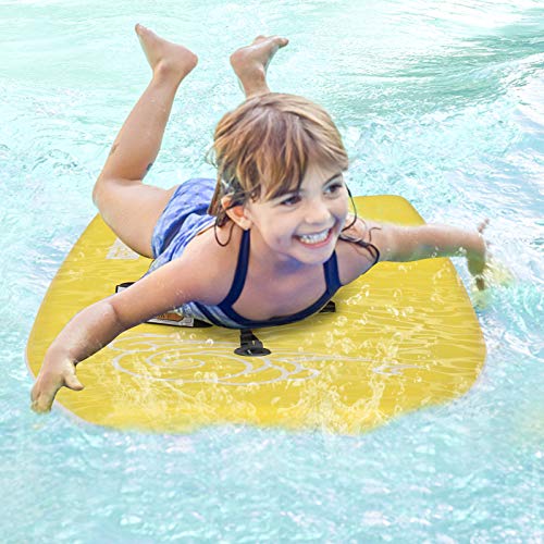 image for PEXMOR 41in Body Board, Lightweight Bodyboard with Premium Leash, EPS 