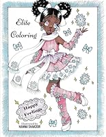 Elite Coloring: Happy Feelings B0F5WDY2L8 Book Cover