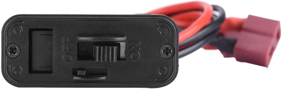 GOTOTOP High Current RC Airplane Switch, Durable Design, Gasoline Engine Compatibility, Easy Installation, 12A Power Control for Model Aircraft