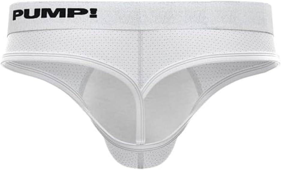 Pump! Black Classic Thong Men's Thong | Supportive & Contoured Fit | Breathable & Soft Fabric