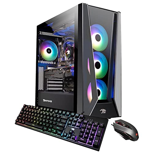 iBUYPOWER Pro �Q�[�~���O PC �R���s���[�^�[ �f�X�N�g�b�v �g���[�X 5 MR 181i (Intel i9-11900KF 3.5GHz�AAMD Radeon RX 6900 XT 16GB�A32GB DDR4�A1TB M.2 SSD�AW