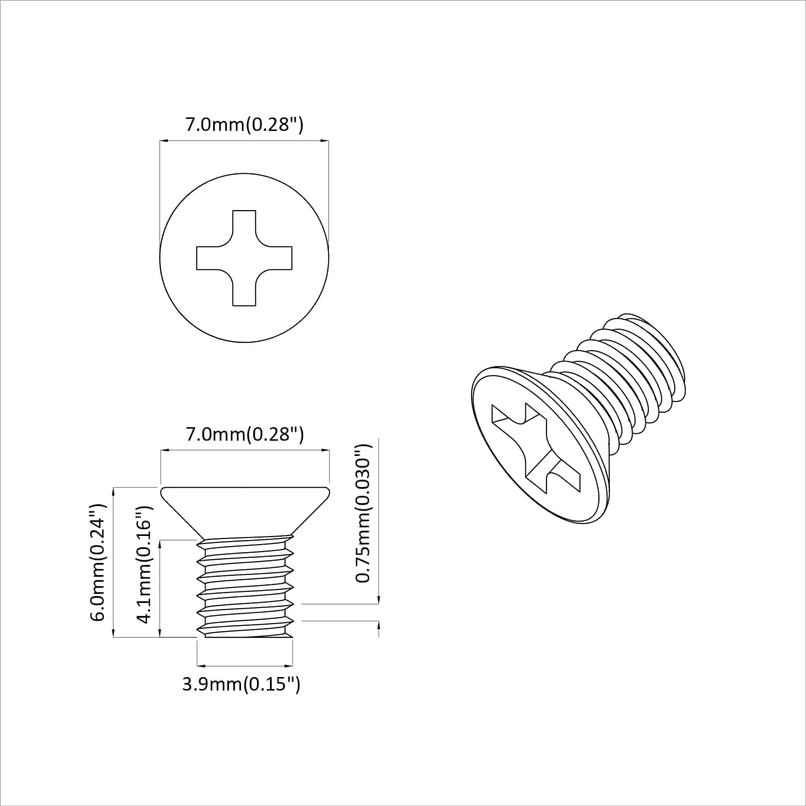 vidaXL Tornillos de Cabeza Avellanada 32727 pcs Plateado Hierro, Accesorios de Tornillos Resistentes para Sala, jardín, proyectos hogareños, Incluye Acero, Phillips, M4, Tornillos y Fijaciones