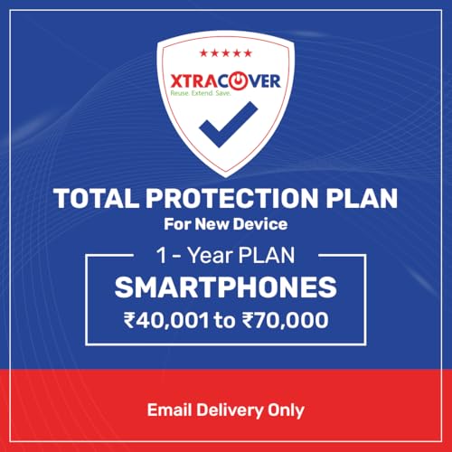 Image of Xtracover 1 Year Total Protection Plan on Smartphone Having Price Range of Rs. 40001-70000 (E-Mail Delivery Only)