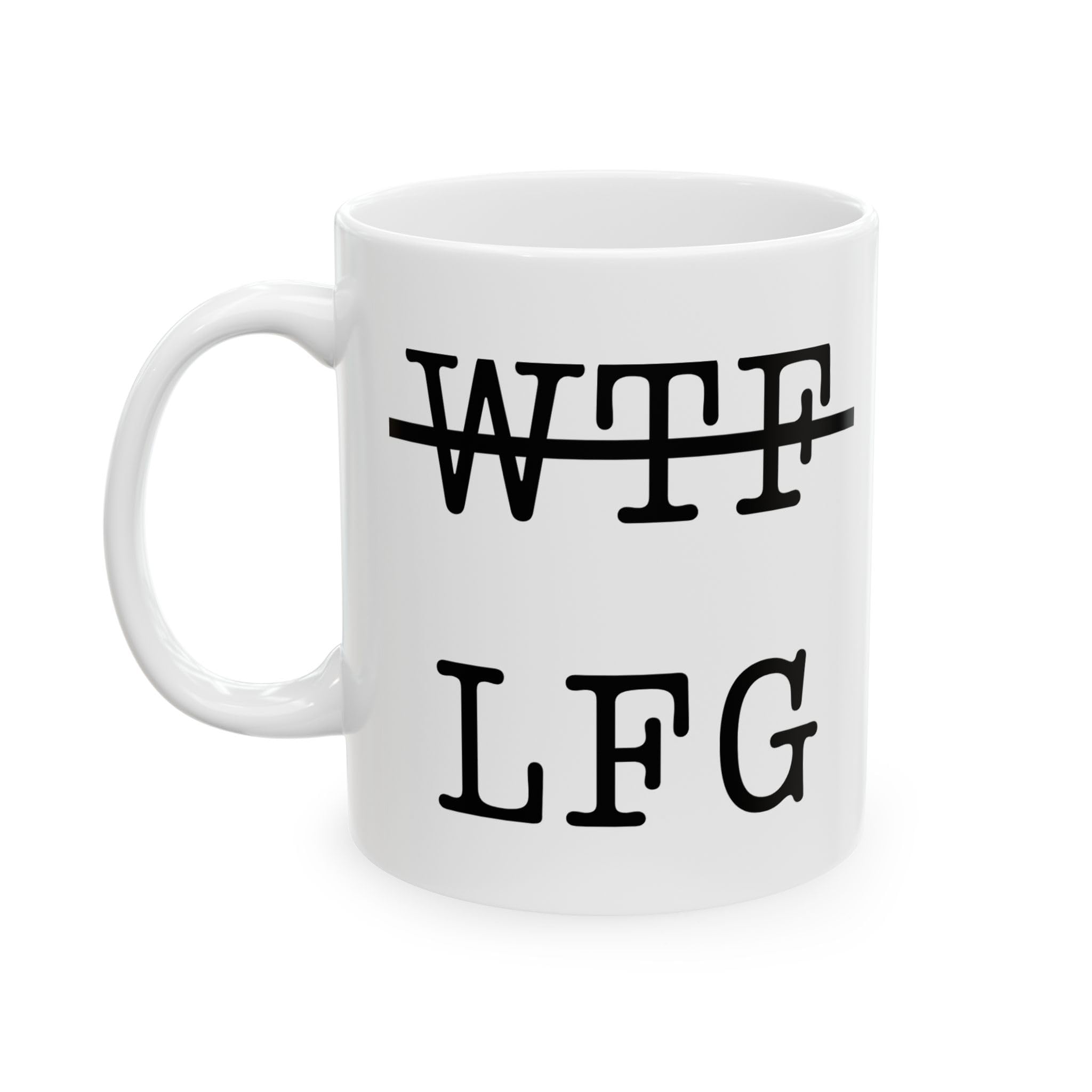 Motivating AF Ceramic Mug, 11oz, Funny Coffee Cup to Start Your Day Right, Shift Your Mindset and Fuel Your Soul -