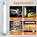 LETOUR LED Tube Magnetic Light Work Lights 6000Lumens 10400mAh 5 Lighting Options Camping Lantern USB Rechargeable Portable Battery Powered Lights with 2 Magnets Endurance for 80 Hours