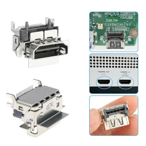 Image of Onyeh HDMI Port Socket for Xbox One S Console w /Repair Part(2 Pack)