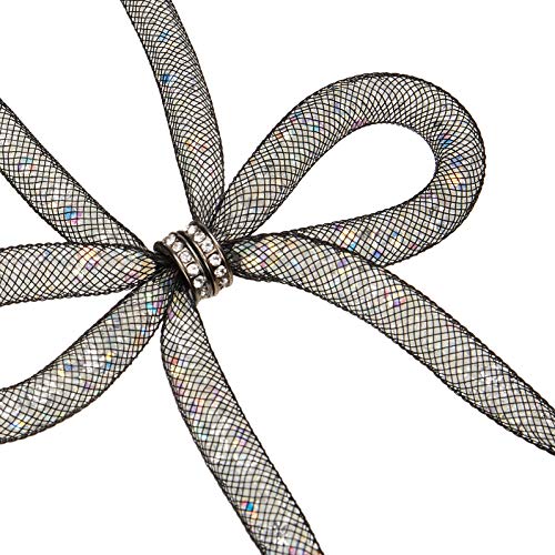 Betsey Johnson Mesh Bow Necklace2