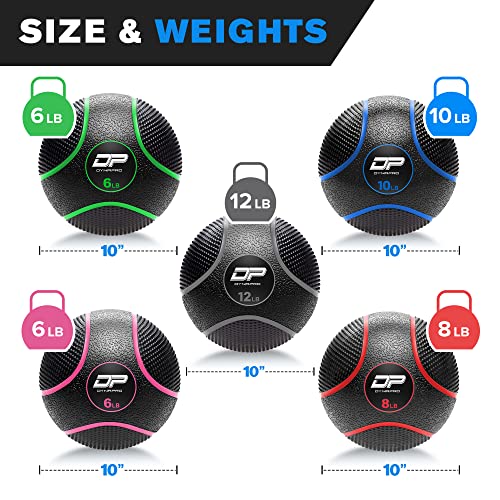 DYNAPRO Medicine Ball Exercise Ball, Durable Rubber, Consistent