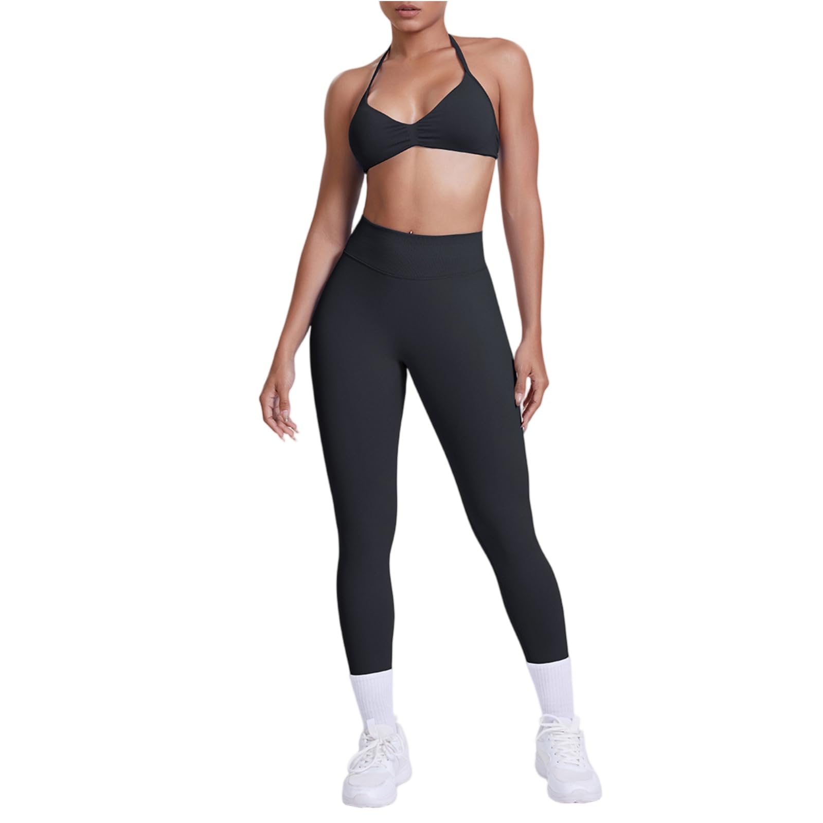 2 Piezas Mujer Sin Mangas Exterior Casual Primavera Cintura Del Imperio Codercon Color Sólido Fuera Del Hombro