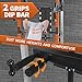 Power Cage, 2000LB Power Rack with Independent Dual Pulley System, Multi-Function Home Gym Workout Machine for Maximum Stability & Strength Training