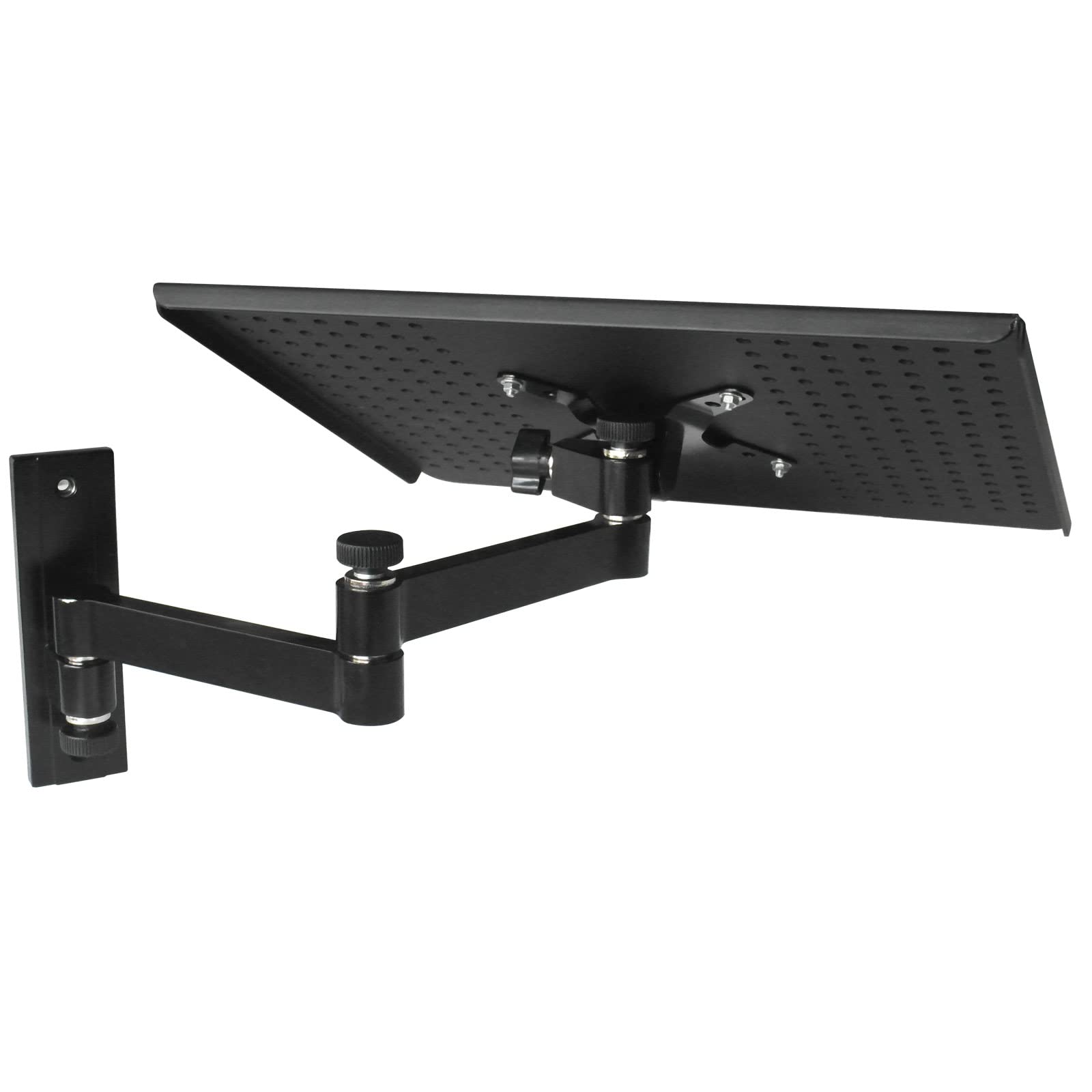 Drall Staffa Universale per Il Montaggio a Parete - per Notebook Netbook Tablet PC - Nero - con Vassoio Adattatore per Notebook - Nero Modello: L52B-APBA