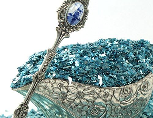 Miniatura 3 de Meyer Imports Purpurina de vidrio triturado para artes y manualidades, purpurina alemana de vidrio roto para arte de resina, manualidades, vasos,