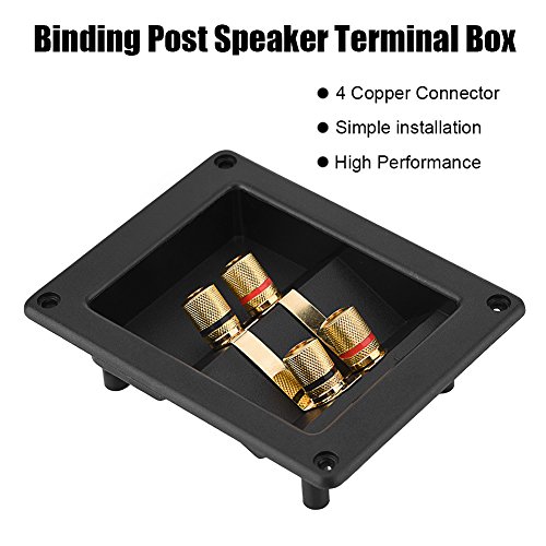 Lautsprecher-Anschluss, 4 Kupferverbindungen, Kabelverbinder, Lautsprecher-Box, Subwoofer-Stecker - Image 4