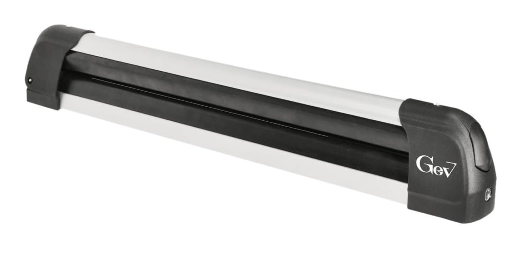 GEV Portasci XL per Barre Portatutto – Chiusura Antifurto con Chiave, capacità 6 Paia Sci o 4 Snowboard, Larghezza Interna 63 cm, Made in Italy, Omologato TÜV SÜD