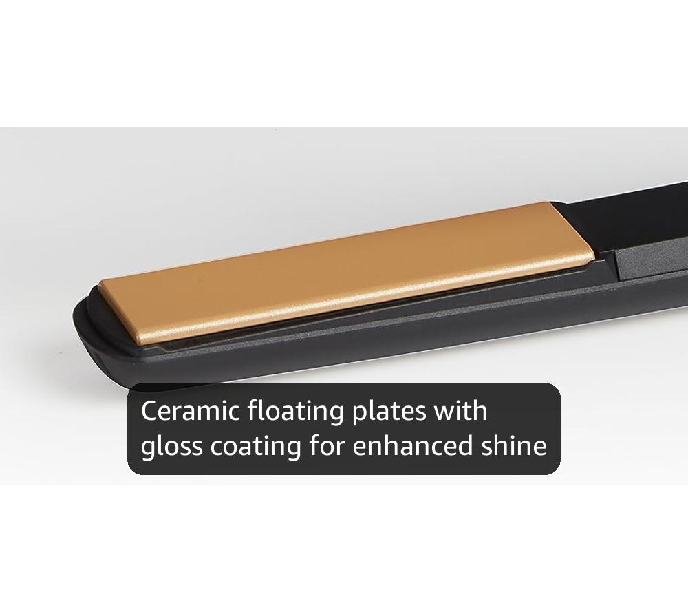 ghd Original Hair Straightener & Styler (Upgraded) - for Sleek, Smooth & Soft Styles with Enhanced Shine, No Extreme Heat Damage - for All Hair Types - (UK Plug)