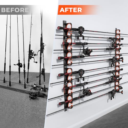 Image of KastKing Horizontal Fishing Rod Holder, Upgraded w /Spooler, 2 Pack