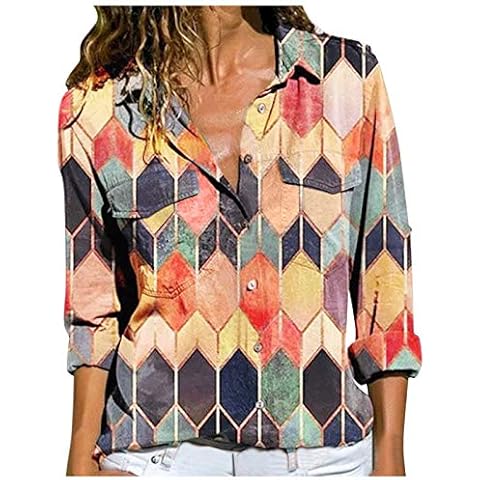 SDERG Women's Tunic Batwing Shirt with Necklace Cover