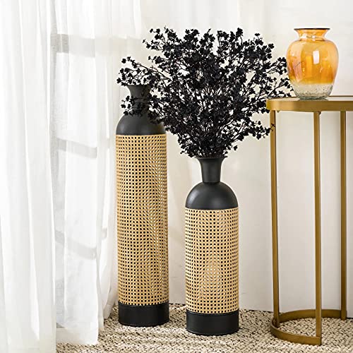 Hamore 4Pcs 39.4 In Baby Breath Gypsophila Artificial Flowers Fake Gypsophila Flowers Artificial Flowers For Diy Floral Arrangement Fake Real Touch Flowers For Wedding Party Home Garden Decor, Black #TOP1