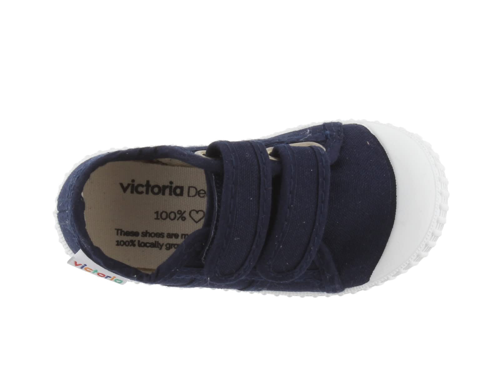 Victoria Baskets Unisexe 1915 Toile & Lacets Blancs 106613 pour Adulte