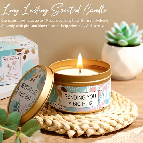 Image of Birthday Gifts Get Well Soon Gifts for Women, Thank You Gift Set for Women | Care Package Inspirational Self Care Gifts Box, Christmas Thinking of You Gift Basket for Women Mom Sister Friend w / Tote Bag