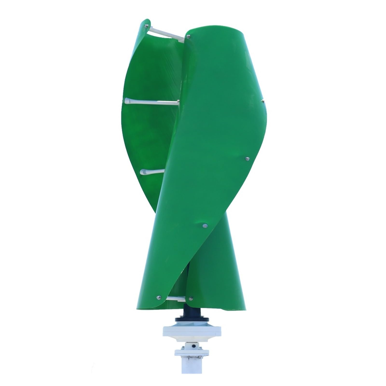 Generatore di turbina eolica verticale 3kw 4kw 6kw Turbina Maglev permanente ad asse 12v 24v 48v con controllo MPPT per casa, barca, marina, giardino(Green,Wind turbine only,12V)