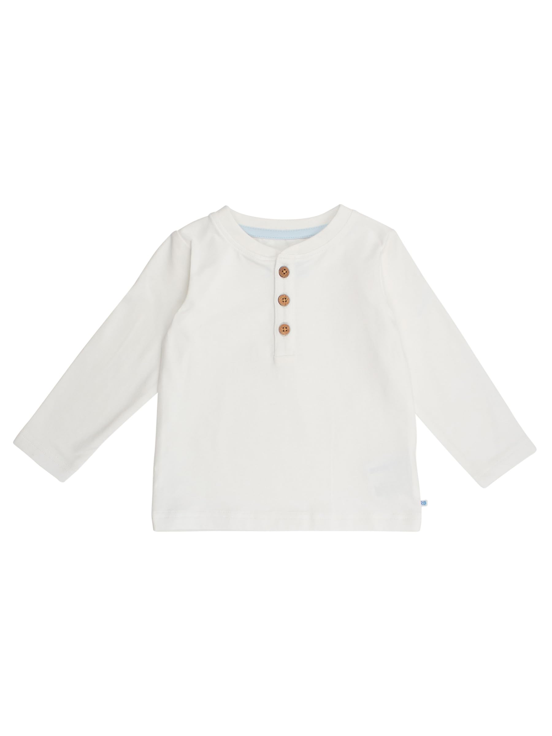 RUGGEDBUTTS Baby/Toddler Boys Long Sleeve Henley Tee - Knit Henley Shirt