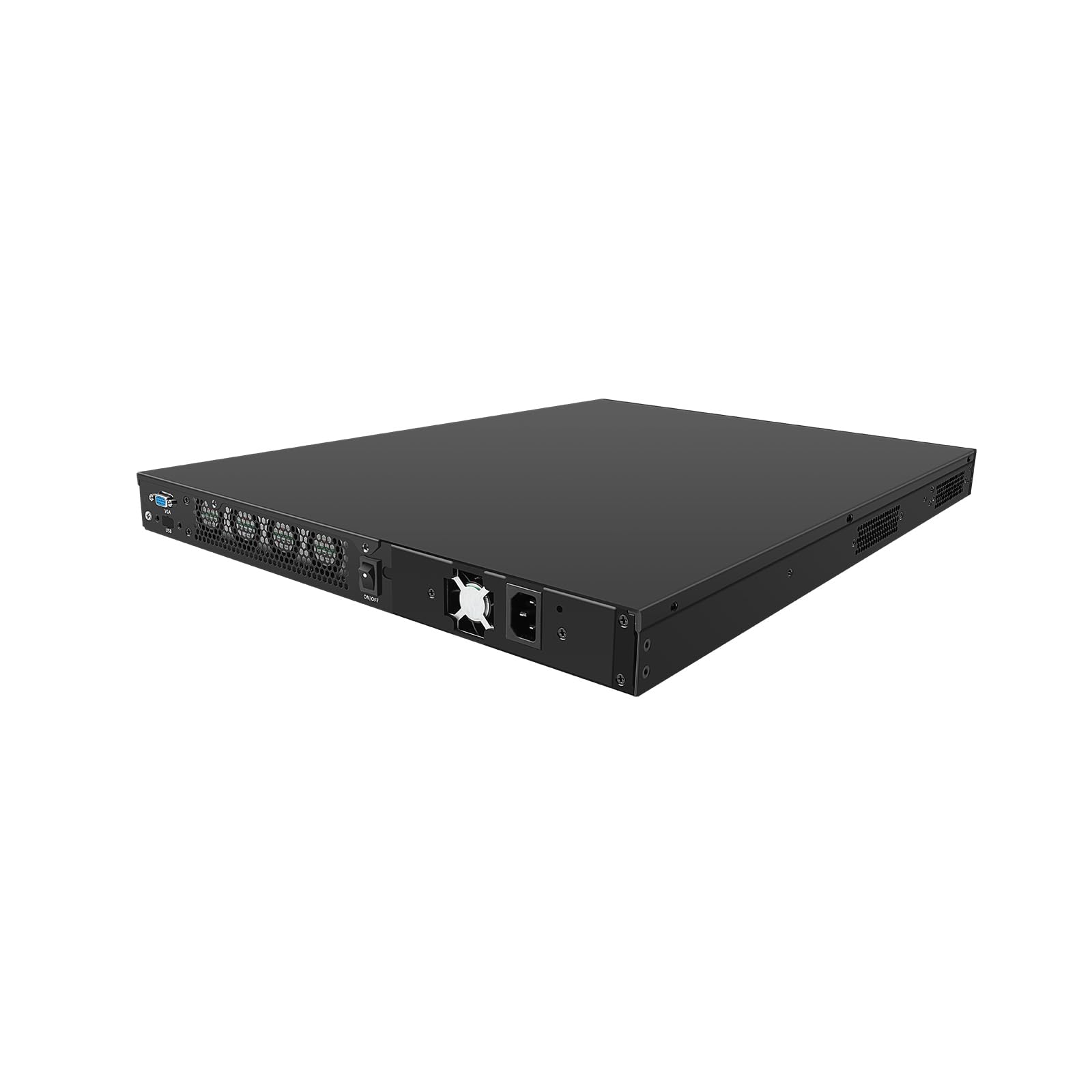 1U Firewall Appliance XEON Server with IPMI, PFSense, Mikrotik, OPNsense, VPN, Dual E5 2699 V3 CPU, RJ66, C612, 2 x 1GbE LAN, 4 x X710 SFP+, 8 x 2.5GbE LAN, 32G RAM, 128G SSD